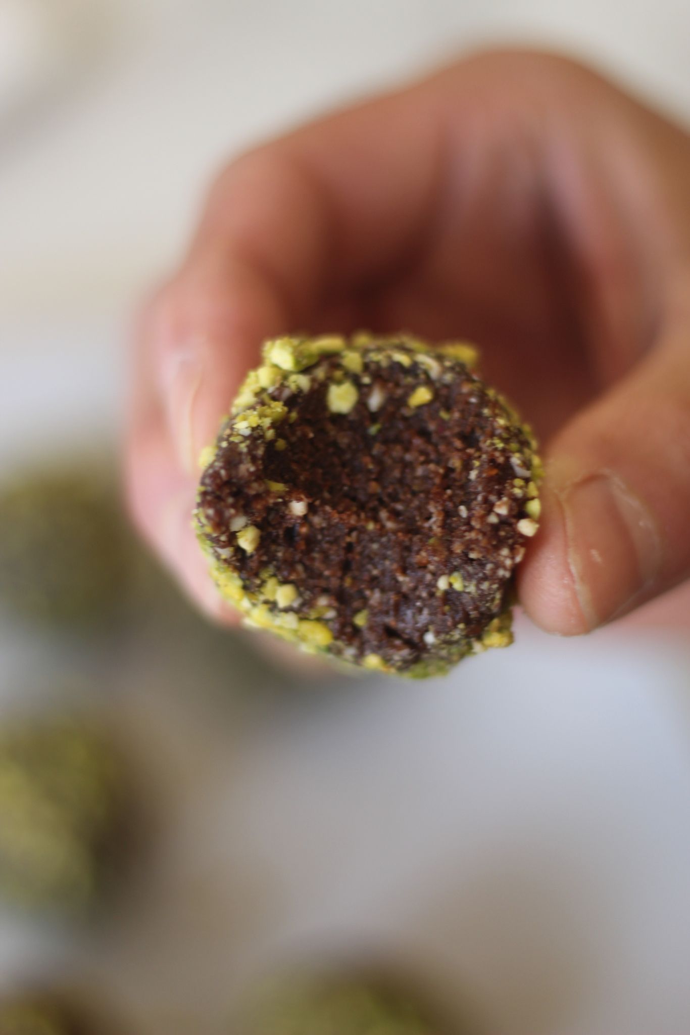 Pistachio Chocolate Truffles (Gluten Free)