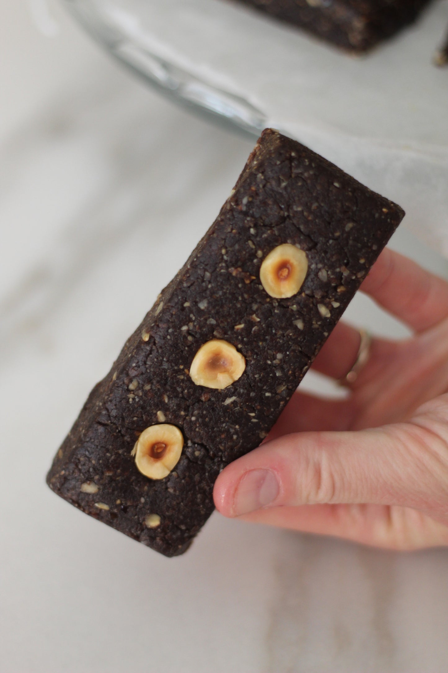 Refined sugar free, vegan Baci Bars