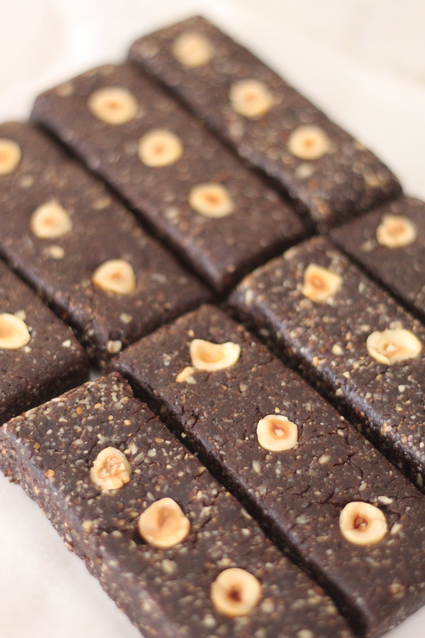Refined sugar free, vegan Baci Bars
