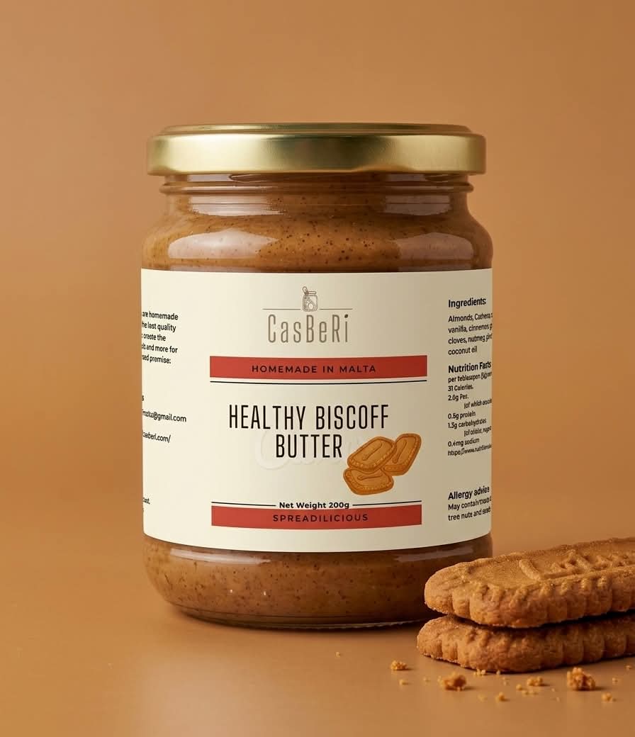 Healthy Biscoff Butter