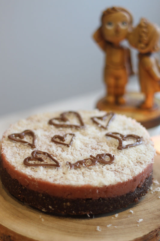 Valentine's Day Coconut Cake