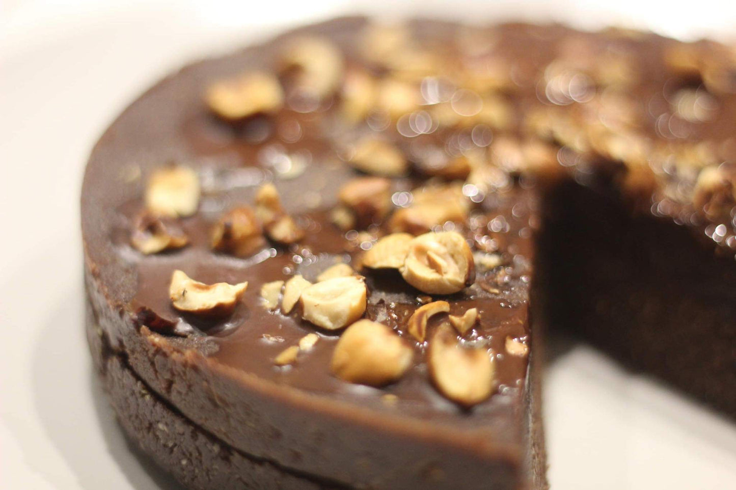 Chocolate Hazelnut Fudge Cake